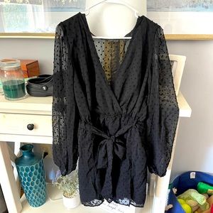 New black romper from shein